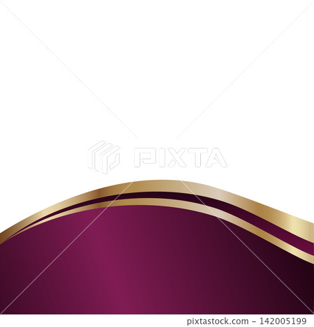 Elegant and sophisticated social media post template. Abstract frame for businesses or certificates 142005199