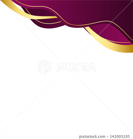 Background design template with abstract shapes. Wave abstract art background template 142005285