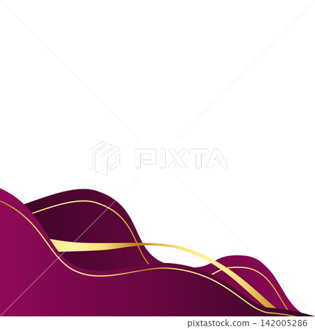 Background design template with abstract shapes. Wave abstract art background template Background design template with abstract shapes. Wave abstract art background template 142005286