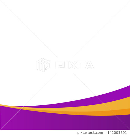 Background design template with abstract shapes. Wave abstract art background template Background design template with abstract shapes. Wave abstract art background template 142005891