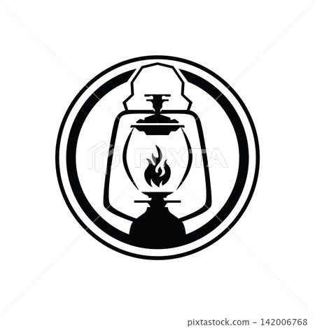 Rustic style lantern design, retro vintage decor, outdoor camping adventure. Rustic style lantern design, retro vintage decor, outdoor camping adventure. 142006768