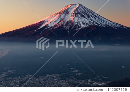從Mitsubashi看到的富士山 從Mitsubashi看到的富士山 142007556
