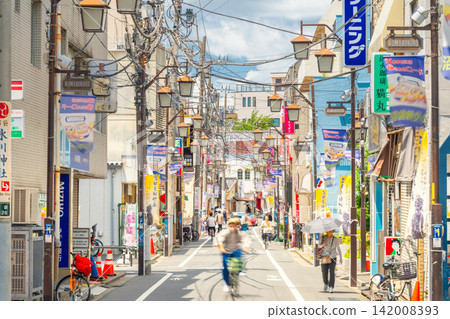 西武新宿線沼袋站,站前商店街,沼福路 西武新宿線沼袋站,站前商店街,沼福路 142008393