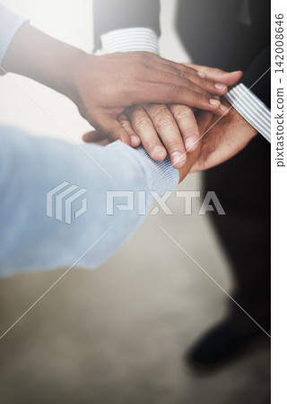 Business people, hands and stack for teamwork unity or partnership support, trust or solidarity, Colleagues, fingers and pile as company team building or corporate agreement, synergy or collaboration Business people, hands and stack for teamwork unity or partnership support, trust or solidarity, Colleagues, fingers and pile as company team building or corporate agreement, synergy or collaboration 142008646
