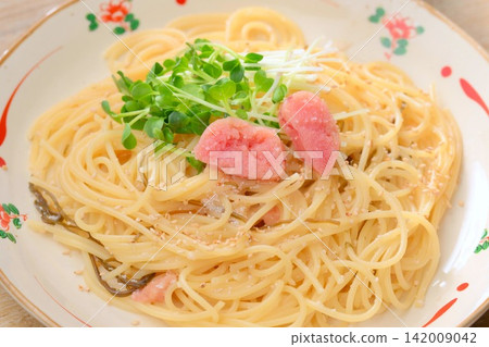 Japanese-style spaghetti, Japanese-style pasta, cod roe pasta, cod roe spaghetti, noodle dishes. Japanese-style spaghetti, Japanese-style pasta, cod roe pasta, cod roe spaghetti, noodle dishes. 142009042