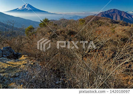 從富士山看富士山和黑坂美山 從富士山看富士山和黑坂美山 142010097