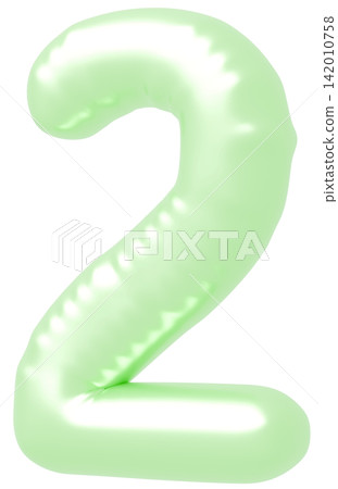 3D image_balloon_2_黃綠色 3D image_balloon_2_黃綠色 142010758