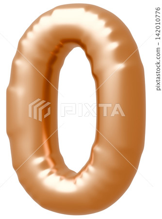 3D image_balloon_0_gold 3D image_balloon_0_gold 142010776