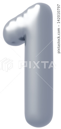 3D image_balloon_1_silver 3D image_balloon_1_silver 142010797