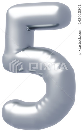3D image_balloon_5_silver 3D image_balloon_5_silver 142010801