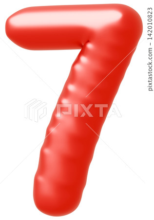 3D image_balloon_7_red 3D image_balloon_7_red 142010823