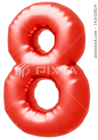 3D image_balloon_8_red 3D image_balloon_8_red 142010824