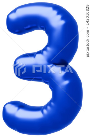 3D image_balloon_3_blue 3D image_balloon_3_blue 142010829