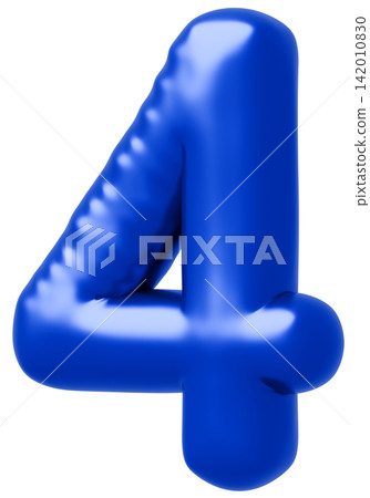 3D image_balloon_4_blue 142010830