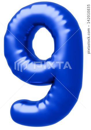 3D image_balloon_9_blue 142010835