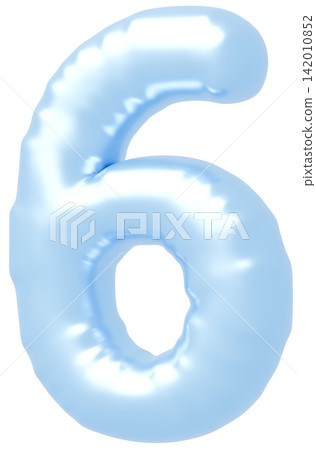 3D image_balloon_6_light blue 3D image_balloon_6_light blue 142010852
