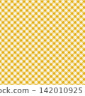 A muted mustard yellow argyle check pattern; an elegant check pattern. 142010925