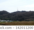 從北面看到的駒山和湘南平。 142011200