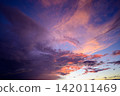 beautiful clouds at sunset 142011469