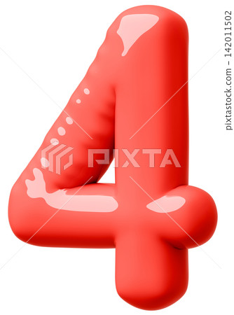 3D image_balloon_4_red 142011502