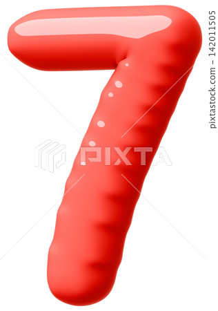 3D image_balloon_7_red 3D image_balloon_7_red 142011505