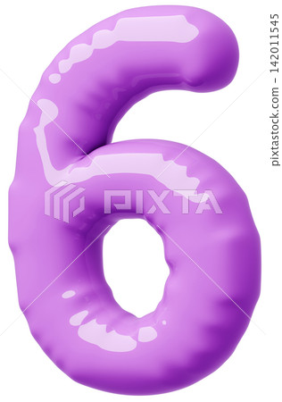 3D image_balloon_6_purple 3D image_balloon_6_purple 142011545
