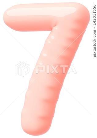 3D image_balloon_7_pink 3D image_balloon_7_pink 142011556