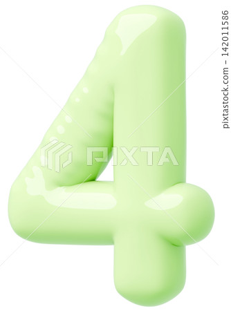 3D image_balloon_4_yellow-green 3D image_balloon_4_yellow-green 142011586