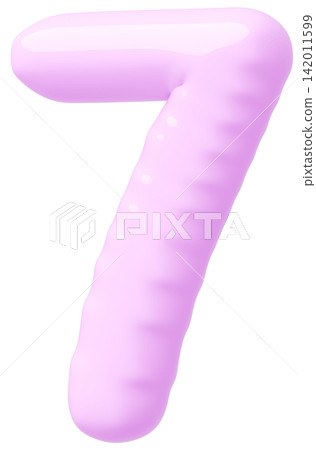 3D image_balloon_7_purple 3D image_balloon_7_purple 142011599
