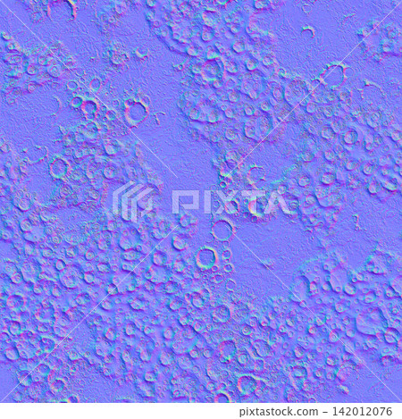 Detailed Lunar Crater Surface Normal Map Texture Detailed Lunar Crater Surface Normal Map Texture 142012076