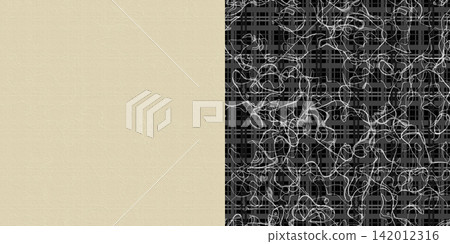 Seamless pattern of elegant stucco texture. Wall texture via an alpha channel. 142012316