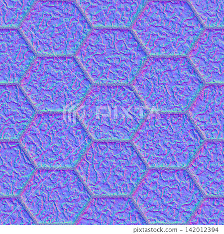 Detailed Hexagonal Stone Block Normal Map Seamless Detailed Hexagonal Stone Block Normal Map Seamless 142012394