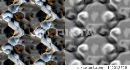 Seamless pattern of glass pearls. Pearls texture via an alpha channel. Seamless pattern of glass pearls. Pearls texture via an alpha channel. 142012726