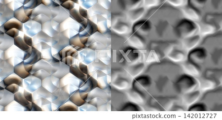 Seamless pattern of glass pearls. Pearls texture via an alpha channel. Seamless pattern of glass pearls. Pearls texture via an alpha channel. 142012727