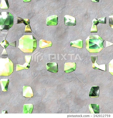 Seamless pattern of concrete wall with jewellery in bright color. High resolution photo filter. Seamless pattern of concrete wall with jewellery in bright color. High resolution photo filter. 142012759