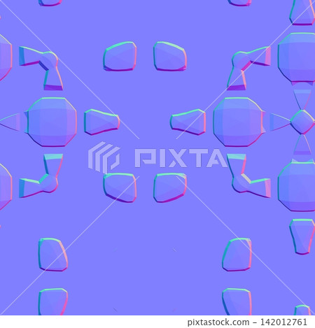 Futuristic Geometric UI Panel Normal Map Seamless Futuristic Geometric UI Panel Normal Map Seamless 142012761