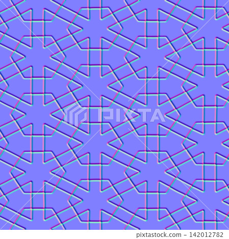 Arabesque Wireframe Star Pattern Normal Map Seamless Arabesque Wireframe Star Pattern Normal Map Seamless 142012782