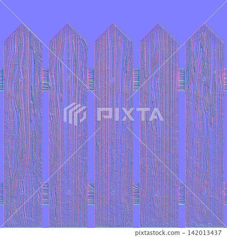 Pointed Wood Picket Fence Normal Map Texture Seamless Pointed Wood Picket Fence Normal Map Texture Seamless 142013437