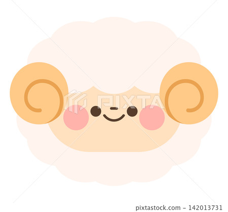 Cute sheep (face icon) Cute sheep (face icon) 142013731