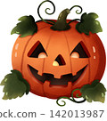 Halloween pumpkin for ornamental  142013987