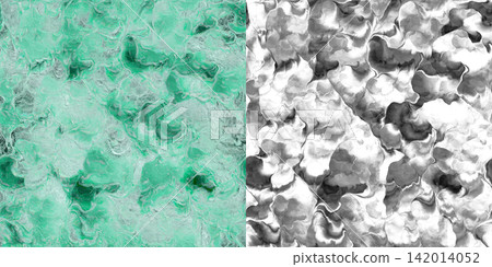 Seamless pattern of green gel texture. Smooth texture via an alpha channel. Seamless pattern of green gel texture. Smooth texture via an alpha channel. 142014052