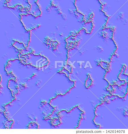 Cracked Rock Surface Normal Map 142014078