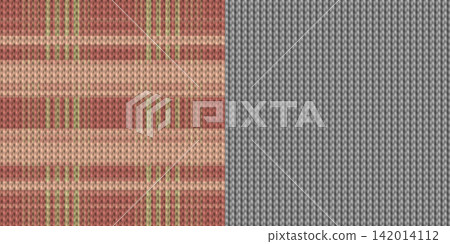 Seamless pattern for  plaid fabric texture. Cloth texture via an alpha channel. 142014112