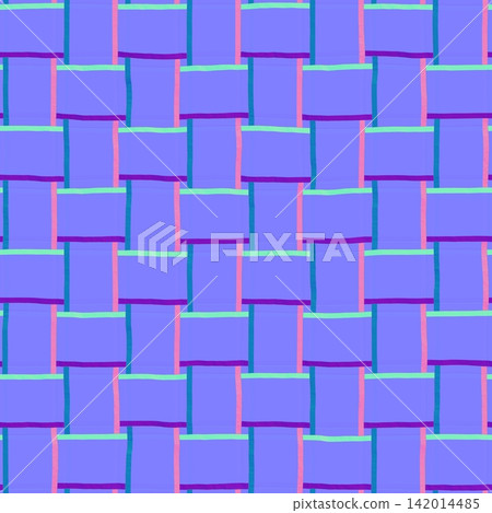 Abstract Woven Grid Normal Map 142014485