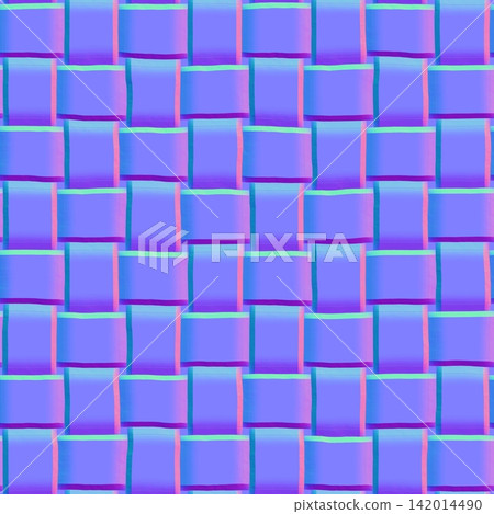 Seamless Rattan Weave Normal Map Seamless Rattan Weave Normal Map 142014490