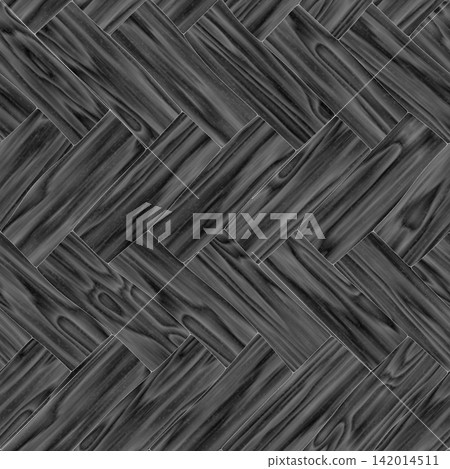 Black Ebony Herringbone Wood Parquet Seamless Floor Black Ebony Herringbone Wood Parquet Seamless Floor 142014511