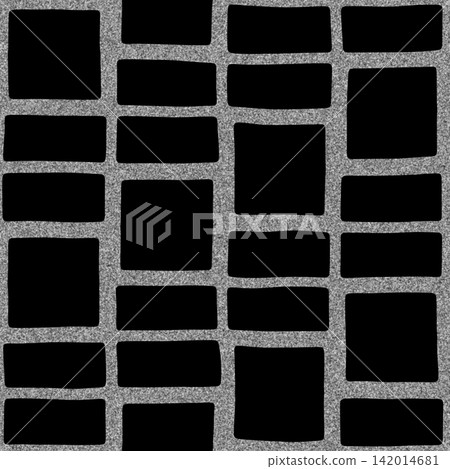 Grey Stone Grain with Black Brick Mask Seamless Texture Grey Stone Grain with Black Brick Mask Seamless Texture 142014681