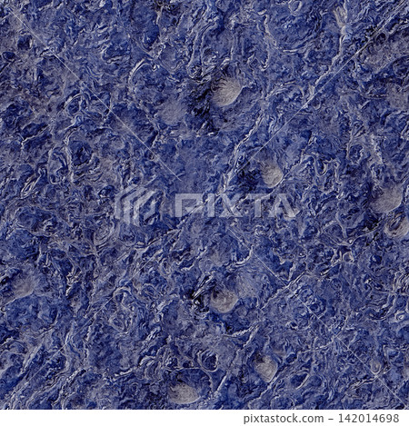 Navy Blue Pitted Mineral Rock Seamless Surface Texture 142014698