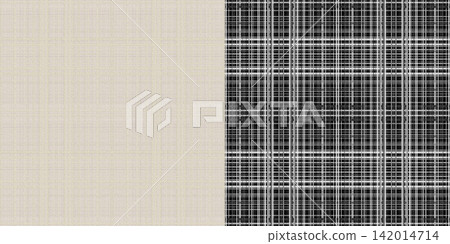 Beige Plaid Fabric and Grid Mask Comparison Split Seamless Beige Plaid Fabric and Grid Mask Comparison Split Seamless 142014714