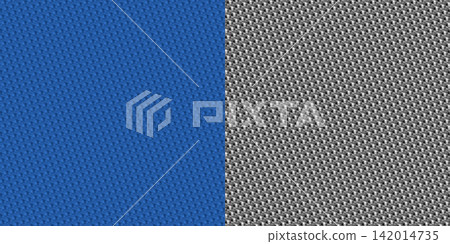 Blue Micro Pattern Fabric and Mask Comparison Split Seamless Blue Micro Pattern Fabric and Mask Comparison Split Seamless 142014735